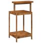 Preview: Outdoor Umtopfbank 56,5 x 48,5 x 107 cm Massivholz Akazie Natur
