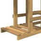 Preview: Pflanzenständer Weiß 118 x 25 x 96,5 cm Massivholz Akazie
