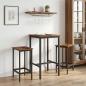 Preview: ARDEBO.de - Barhocker 2 Stk. Altholz 40 x 32 x 74 cm Holzwerkstoff
