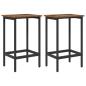 Preview: Barhocker 2 Stk. Altholz 40 x 32 x 74 cm Holzwerkstoff