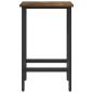 Preview: Barhocker 2 Stk. Raucheiche 40 x 32 x 64 cm Holzwerkstoff