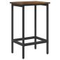 Preview: Barhocker Geräucherte Eiche 40 x 32 x 64 cm Holzwerkstoff