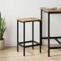 Preview: ARDEBO.de - Barhocker Artisan-Eiche 40 x 32 x 74 cm Holzwerkstoff