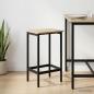 Preview: ARDEBO.de - Barhocker Sonoma-Eiche 40 x 32 x 74 cm Holzwerkstoff