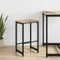 Preview: ARDEBO.de - Barhocker Sonoma-Eiche 40 x 32 x 74 cm Holzwerkstoff