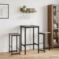 Preview: ARDEBO.de - Barhocker 2 Stk. Sonoma-Grau 40 x 32 x 64 cm Holzwerkstoff