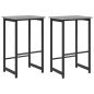 Preview: Barhocker 2 Stk. Sonoma-Grau 40 x 32 x 64 cm Holzwerkstoff