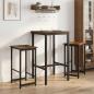 Preview: ARDEBO.de - Barhocker 2 Stk. Raucheiche 40 x 32 x 64 cm Holzwerkstoff