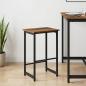 Preview: ARDEBO.de - Barhocker Altholz 40 x 32 x 74 cm Holzwerkstoff