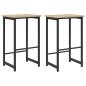 Preview: Barhocker 2 stk. Sonoma-Eiche 40 x 32 x 64 cm Holzwerkstoff