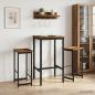 Preview: ARDEBO.de - Barhocker 2 Stk. Altholz 40 x 32 x 74 cm Holzwerkstoff