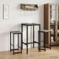Preview: ARDEBO.de - Barhocker 2 Stk. Sonoma-Grau 40 x 32 x 74 cm Holzwerkstoff