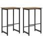 Preview: Barhocker 2 stk. Artisan-Eiche 40 x 32 x 74 cm Holzwerkstoff