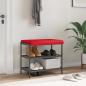 Preview: ARDEBO.de - Bankkissen Kunstleder Rot Tiefe 35 cm
