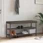 Preview: ARDEBO.de - Bankkissen Kunstleder Grau Tiefe 35 cm