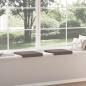 Preview: Bankkissen 2 stk. Kunstleder Grau Tiefe 35 cm