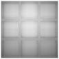 Preview: Garten-Pflanzgefäß Silber 100 x 100 x 30 cm Verzinkter Stahl