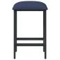 Preview: Barhocker Blau 40 x 32 x 74 cm Holzwerkstoff