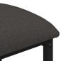 Preview: Barhocker 2 Stk. Dunkelgrau 40 x 32 x 64 cm Holzwerkstoff