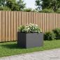 Preview: ARDEBO.de - Garten-Pflanzgefäß Anthrazit 80 x 80 x 60 cm