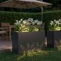 Preview: Garten-Pflanzgefäß Schwarz 80 x 30 x 49 cm Kaltgewalzter Stahl