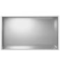 Preview: Garten-Pflanzgefäß Silber 50 x 30 x 49 cm Verzinkter Stahl