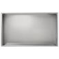 Preview: Garten-Pflanzgefäß Silber 50 x 30 x 49 cm Edelstahl