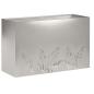 Preview: Garten-Pflanzgefäß Silber 80 x 30 x 49 cm Edelstahl