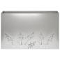 Preview: Garten-Pflanzgefäß Silber 80 x 30 x 49 cm Edelstahl
