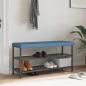 Preview: ARDEBO.de - Bankkissen Cord Blau Tiefe 35 cm