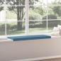 Preview: Bankkissen Cord Blau Tiefe 35 cm