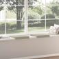 Preview: Bankkissen 2 stk. Strukturiertes Samt Sand Tiefe 35 cm