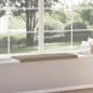 Preview: Bankkissen Mikrofaser Taupe Tiefe 35 cm