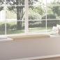 Preview: Bankkissen Mikrofaser Creme Tiefe 35 cm
