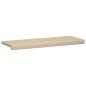 Preview: Bankkissen Mikrofaser Creme Tiefe 35 cm