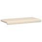 Preview: Bankkissen Mikrofaser Beige Tiefe 35 cm