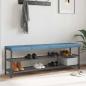 Preview: ARDEBO.de - Bankkissen 4 stk. Cord Blau Tiefe 35 cm