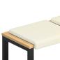 Preview: Bankkissen 2 stk. Cord Creme Tiefe 35 cm