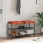 Preview: ARDEBO.de - Bankkissen 2 stk. Cord Rot-Orange Tiefe 35 cm