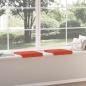 Preview: Bankkissen 2 stk. Cord Rot-Orange Tiefe 35 cm