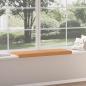 Preview: Bankkissen Sherpa-Stoff Beige Tiefe 35 cm