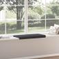Preview: Bankkissen Sherpa-Stoff Dunkelgrau Tiefe 35 cm