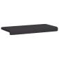 Preview: Bankkissen Sherpa-Stoff Dunkelgrau Tiefe 35 cm