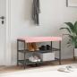 Preview: ARDEBO.de - Bankkissen Sherpa-Stoff Rosa Tiefe 35 cm