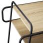 Preview: Couchtisch Sonoma-Eiche 60 x 30 x 51 cm Holzwerkstoff