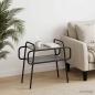Preview: ARDEBO.de - Couchtisch Grau Sonoma 60 x 30 x 51 cm Holzwerkstoff