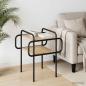 Preview: ARDEBO.de - Couchtisch Sonoma-Eiche 40 x 40 x 51 cm Holzwerkstoff