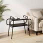 Preview: ARDEBO.de - Couchtisch Schwarze Eiche 60 x 30 x 51 cm Holzwerkstoff