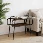 Preview: ARDEBO.de - Couchtisch Geräucherte Eiche 60 x 30 x 51 cm Holzwerkstoff
