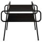 Preview: Couchtisch Schwarze Eiche 60 x 60 x 51 cm Holzwerkstoff
